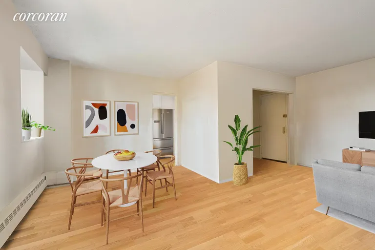 New York City Real Estate | View 191 Willoughby Street, 16C | VIRTUALLY STAGED DINING | View 3