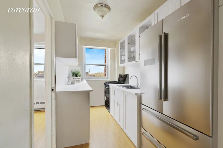 New York City Real Estate | View 191 Willoughby Street, 16C | VIRTUALLY STAGED KITCHEN | View 5
