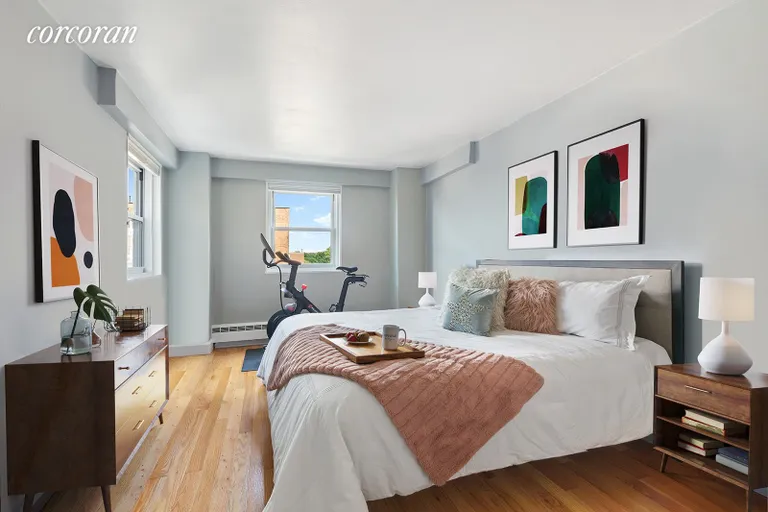 New York City Real Estate | View 191 Willoughby Street, 16C | VIRTUALLY STAGED BEDROOM | View 7