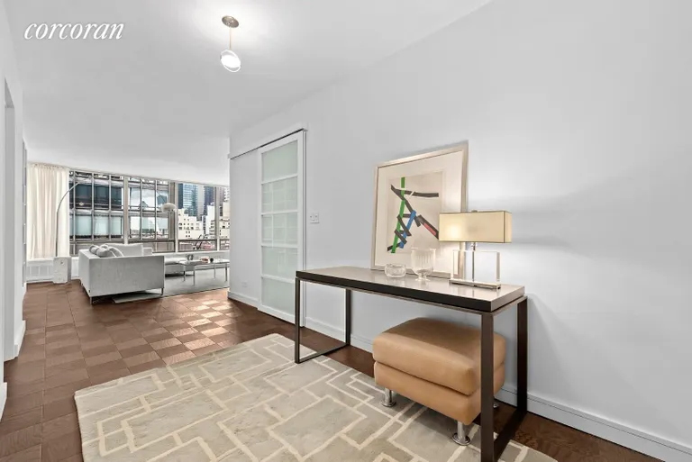 New York City Real Estate | View 870 United Nations Plaza, 8B | Gallery/Entry to Kitchen | View 4