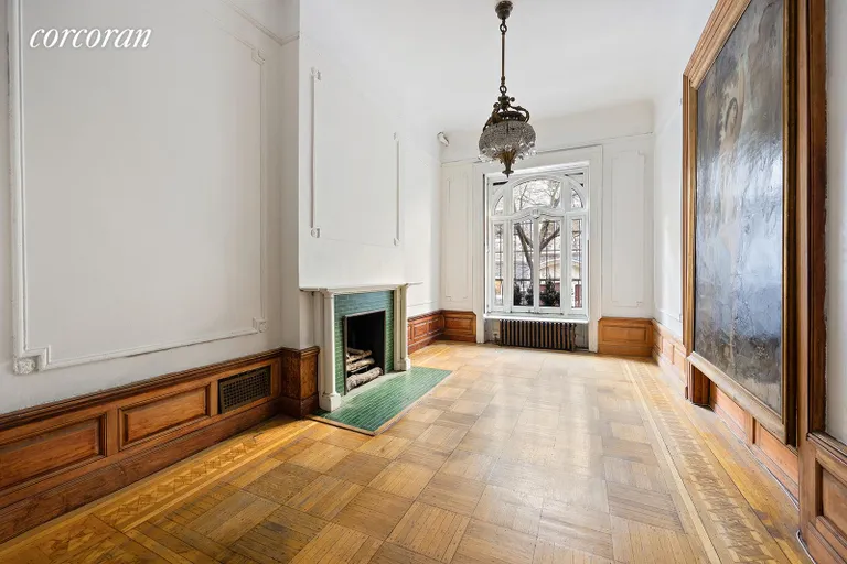 New York City Real Estate | View 41 West 68th Street | Parlor Floor Living Room | View 9