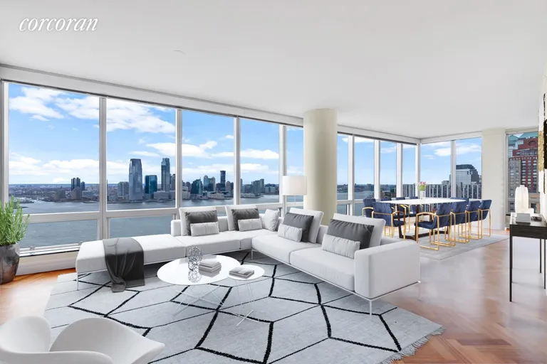 New York City Real Estate | View 10 West Street, 31A | 3 Beds, 3 Baths | View 1