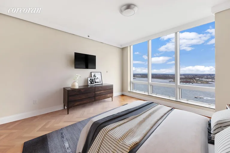 New York City Real Estate | View 10 West Street, 31A | Bedroom | View 6
