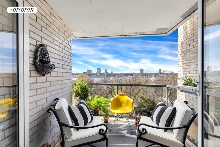 New York City Real Estate | View 60 Riverside Drive, 7G | Balcony | View 4