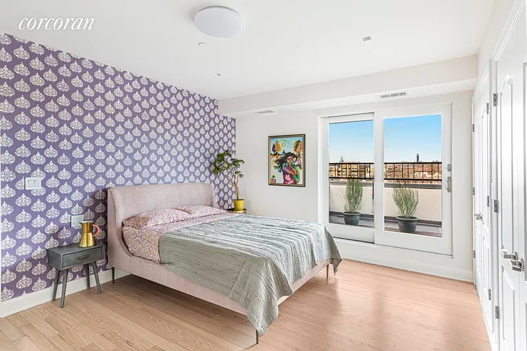 New York City Real Estate | View 10 Slocum Place, PH2 | Primary Bedroom | View 7