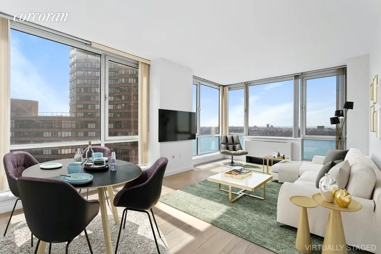 New York City Real Estate | View 635 West 42Nd Street, 26K | 2 Beds, 2 Baths | View 1