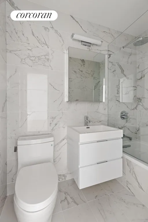 New York City Real Estate | View 160 East 38th Street, 14C | Primary Bathroom | View 6
