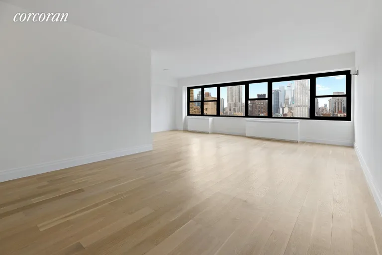 New York City Real Estate | View 160 East 38th Street, 30B | Living Room | View 2