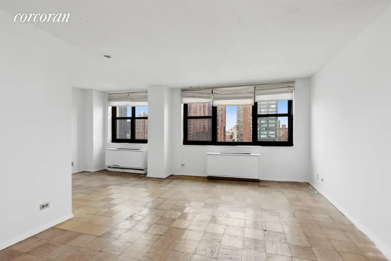 New York City Real Estate | View 340 East 93rd Street, 26M | Living Room | View 2