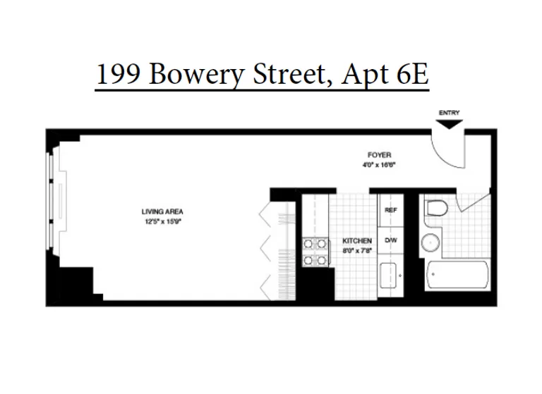 199 Bowery, 6E | floorplan | View 5