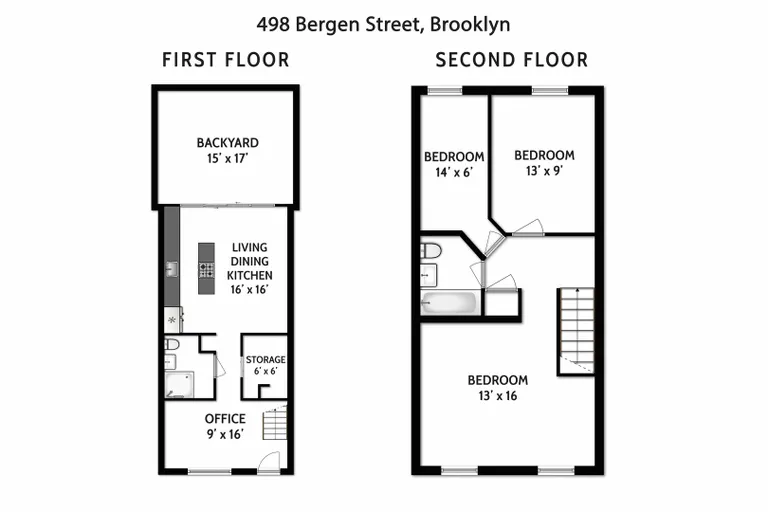 498 Bergen Street | floorplan | View 9