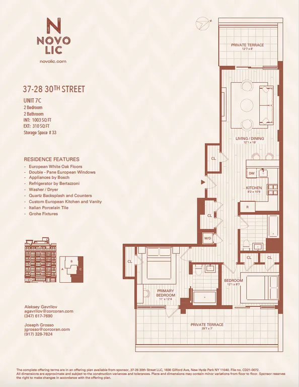 37-28 30th Street, 7C | floorplan | View 9