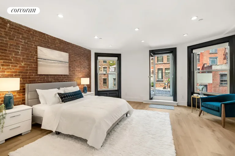 New York City Real Estate | View 265 West 90th Street | Bedroom with Terrace access | View 9