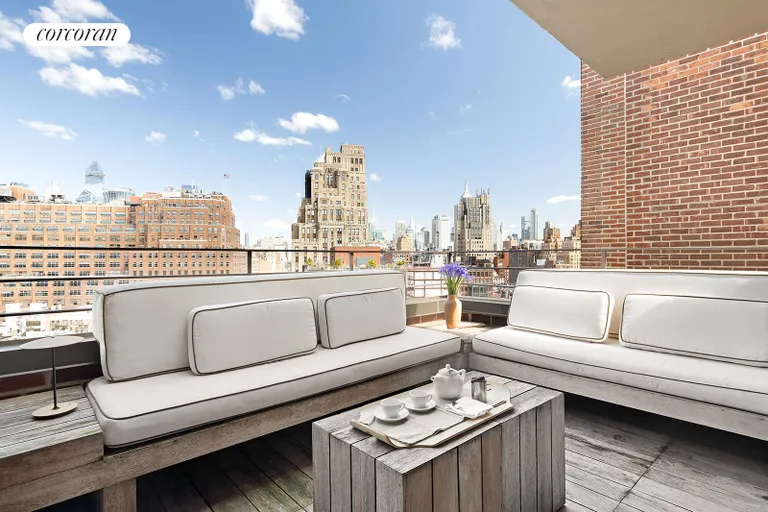 New York City Real Estate | View 14 Horatio Street, 17FG | Terrace | View 2