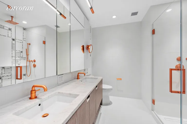 New York City Real Estate | View 1 City Point, 33E | Primary Bathroom | View 7