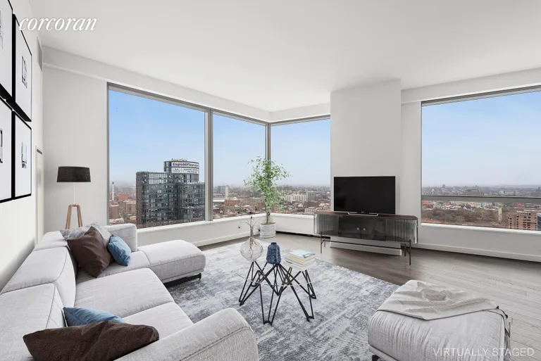 New York City Real Estate | View 1 City Point, 33E | Living Room | View 3