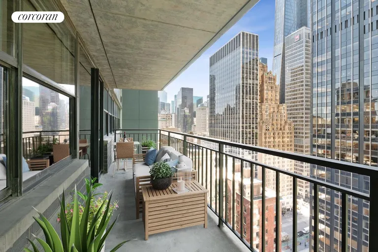New York City Real Estate | View 112 West 56th Street, 24S | 2 Beds, 2 Baths | View 1