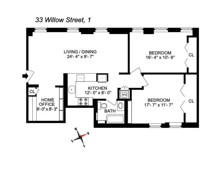 33 Willow Street | floorplan | View 9