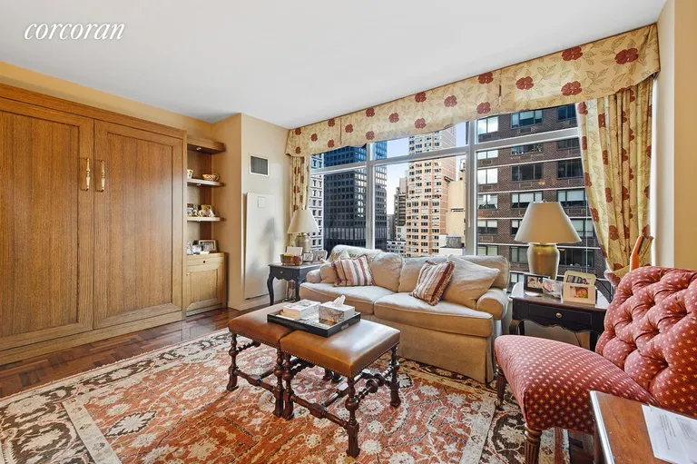 New York City Real Estate | View 250 East 54th Street, 18B | Living Room | View 2