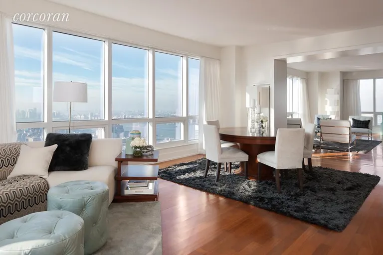New York City Real Estate | View 350 West 42Nd Street, 58G/H | 2 Beds, 3 Baths | View 1