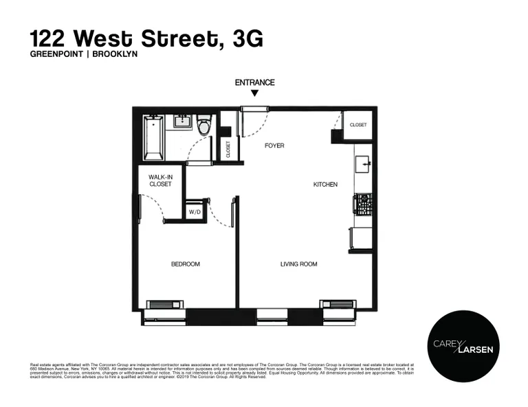 122 West Street , 3G | floorplan | View 8
