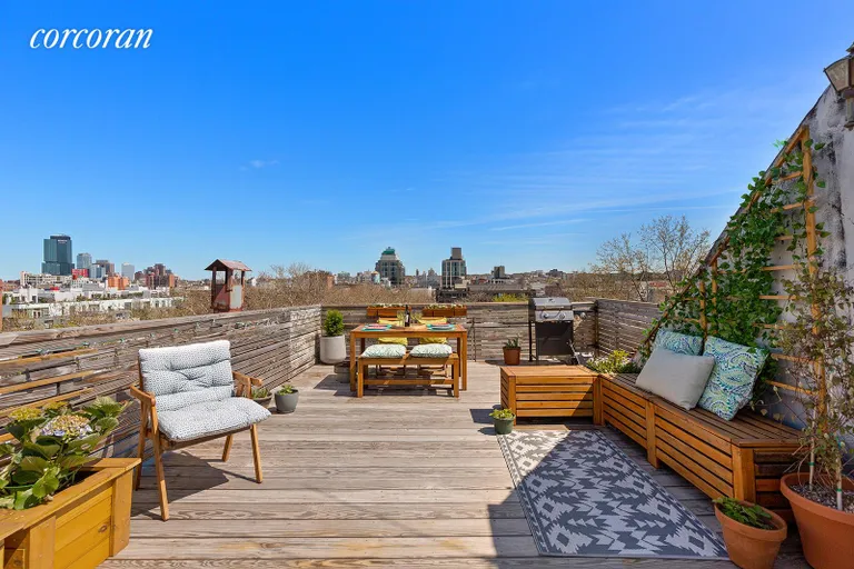 New York City Real Estate | View 8 1st Street, 4 | Roof Deck | View 3