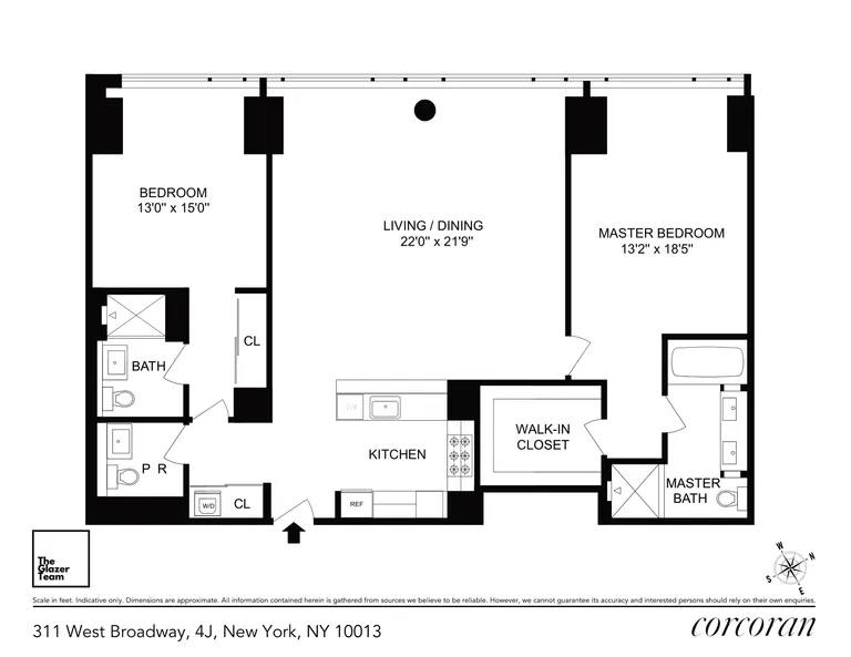 311 West Broadway, 4J | floorplan | View 16