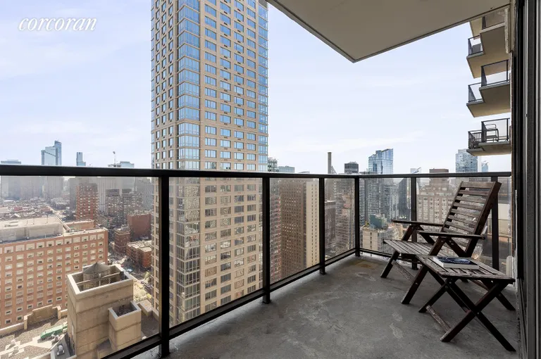 New York City Real Estate | View 161 West 61st Street, 32H | Balcony | View 8
