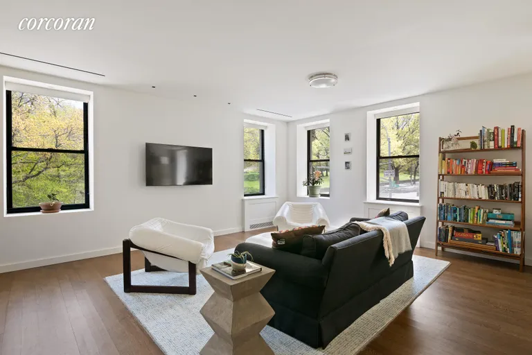 New York City Real Estate | View 478-480 Central Park West, 2B | 3 Beds, 2 Baths | View 1