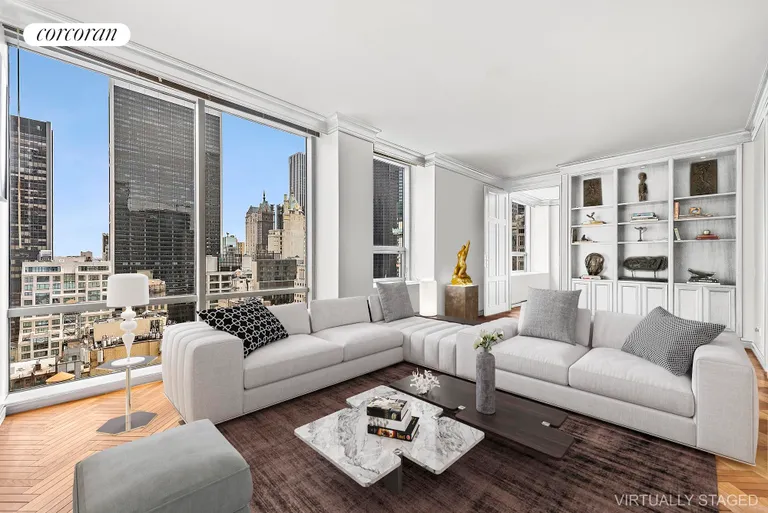 New York City Real Estate | View 15 West 53rd Street, 17F | 1 Bed, 2 Baths | View 1