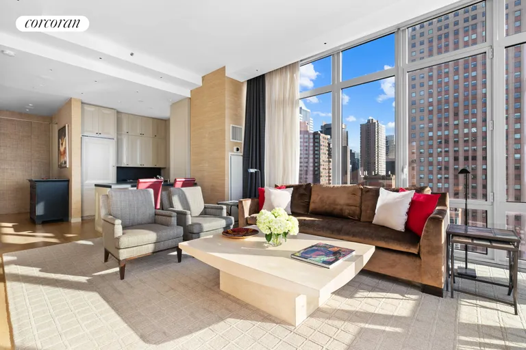 New York City Real Estate | View 310 West 52Nd Street, 29B | Living Room | View 3