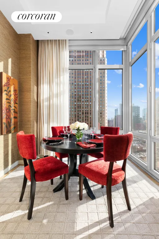 New York City Real Estate | View 310 West 52Nd Street, 29B | Dining Area | View 7