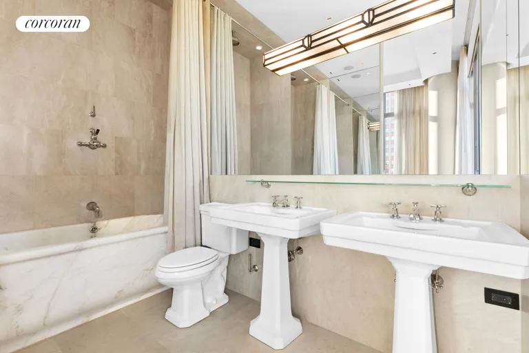 New York City Real Estate | View 310 West 52Nd Street, 29B | Second Bathroom | View 17