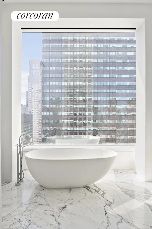 New York City Real Estate | View 432 Park Avenue, 35B | Primary Bathroom | View 9