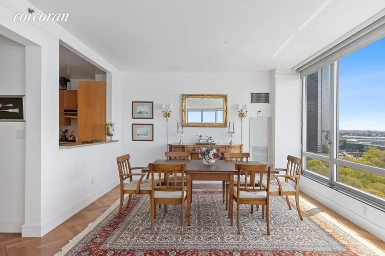 New York City Real Estate | View 10 West Street, 16G | Dining Area | View 4