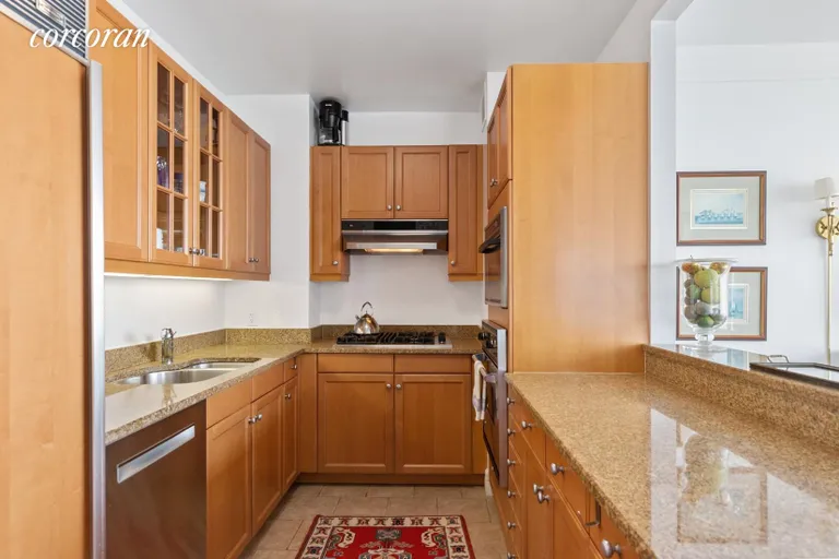 New York City Real Estate | View 10 West Street, 16G | Kitchen | View 6