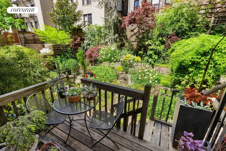 New York City Real Estate | View 40 Hamilton Terrace | Garden Deck and Yard | View 4