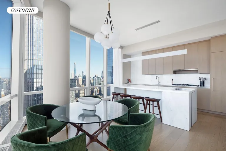New York City Real Estate | View 15 Hudson Yards, 77D | Dining Area | View 4