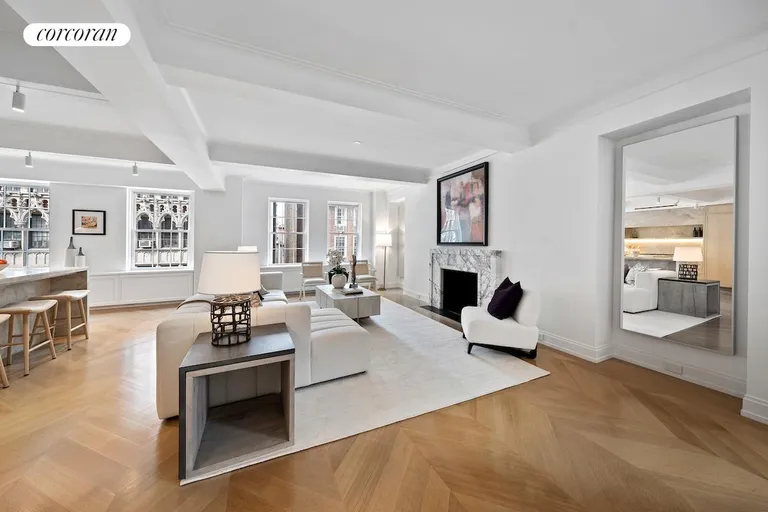 New York City Real Estate | View 40 East 66th Street, 7A | Living Room | View 7