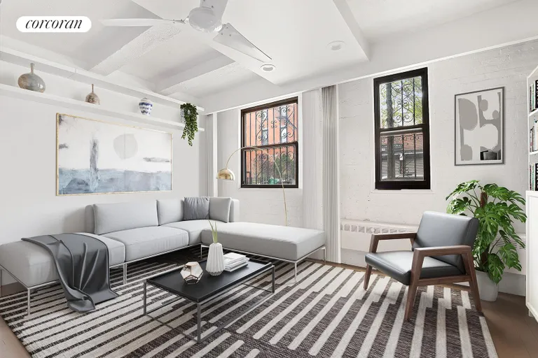 New York City Real Estate | View 459 12th Street, 1A | Living Room | View 6