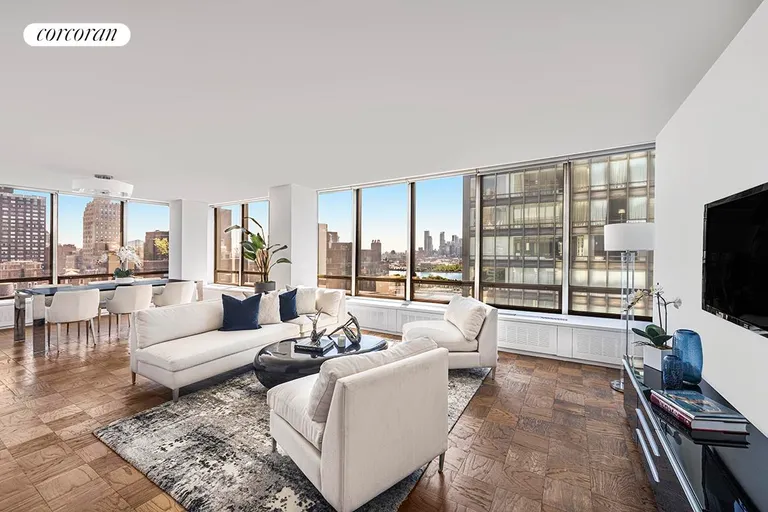 New York City Real Estate | View 860 United Nations Plaza, 20B | 2 Beds, 2 Baths | View 1