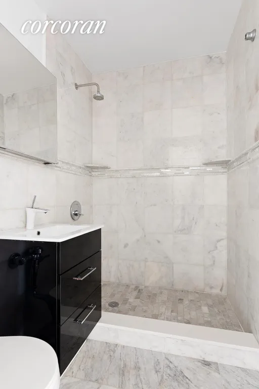 New York City Real Estate | View 465 West 57th Street, 3A | Primary Bathroom | View 6