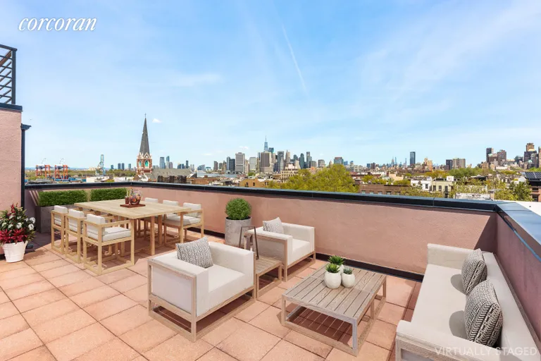 New York City Real Estate | View 11 2Nd Place, 601 | Roof Deck | View 2