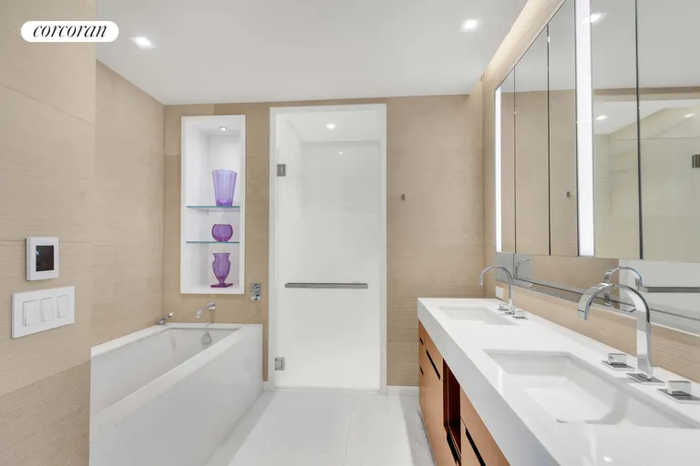 New York City Real Estate | View 1 West End Avenue, 17L | Primary Bathroom | View 5