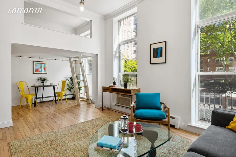 New York City Real Estate | View 358 West 23rd Street, 1B | Living/Dining Area | View 2