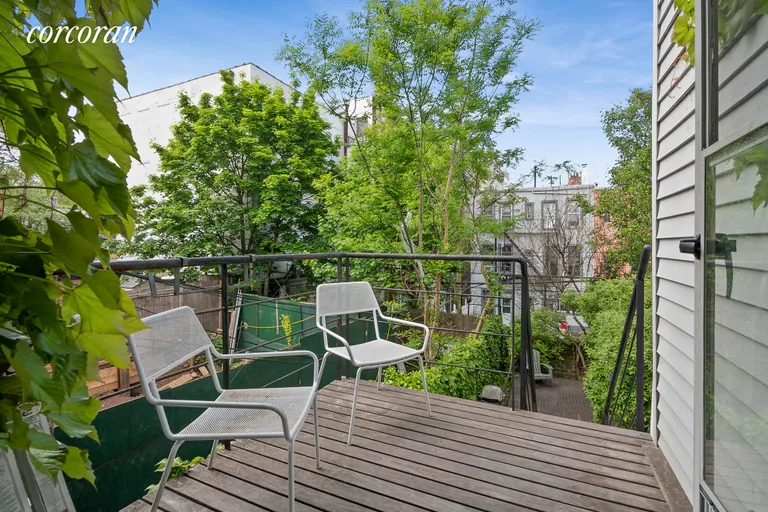 New York City Real Estate | View 266A 19th Street | Balcony - Second Floor | View 6