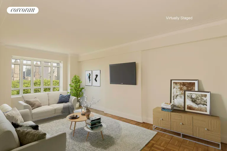 New York City Real Estate | View 25 Central Park West, 10P | 1 Bed, 1 Bath | View 1