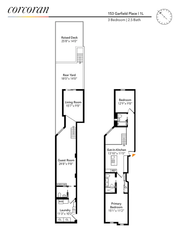 153 Garfield Place, 1L | floorplan | View 13