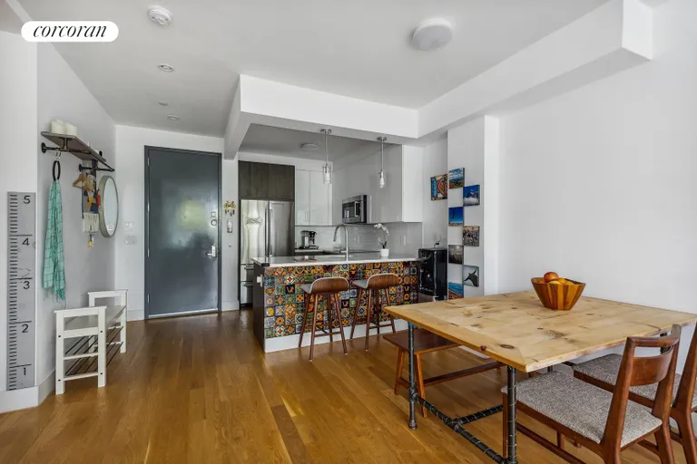 New York City Real Estate | View 806 Dekalb Avenue, 5D | Dining area and kitchen | View 2