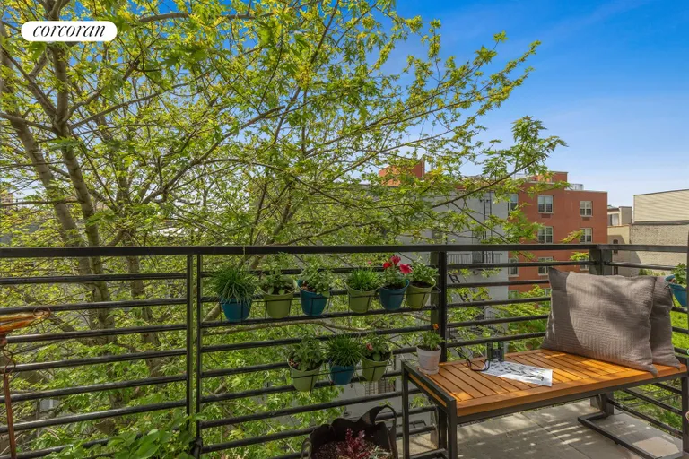 New York City Real Estate | View 806 Dekalb Avenue, 5D | Balcony off sitting room | View 10
